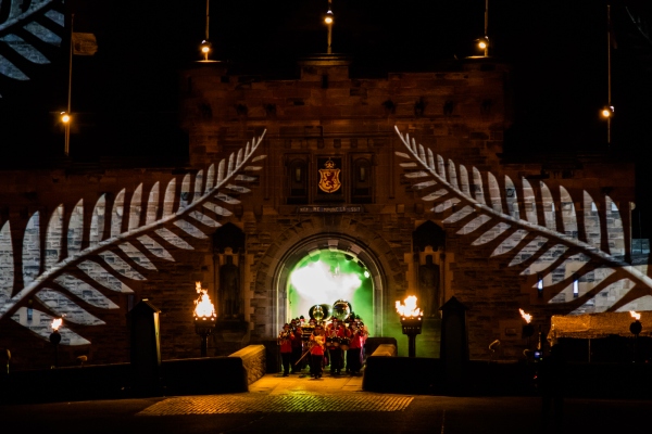 Brass Band on the drawbridge